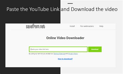 savefrom.net|How to download YouTube videos for free